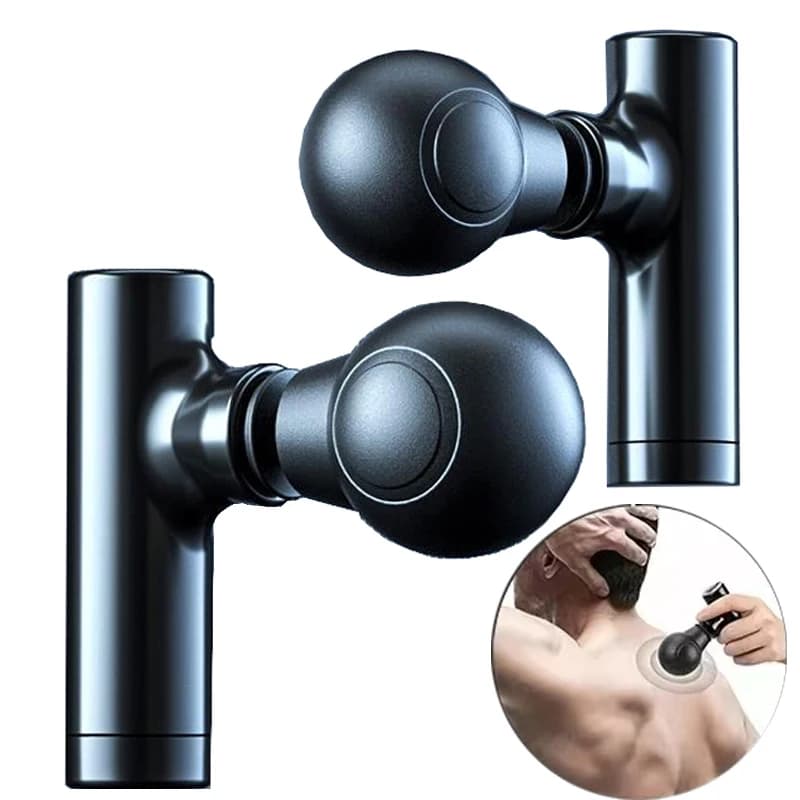 2025 New USB Mini Massage Gun Band-Aid Muscle Relaxation Vibration Gun Massage Fitness Equipment Harvest Harvest Stripper