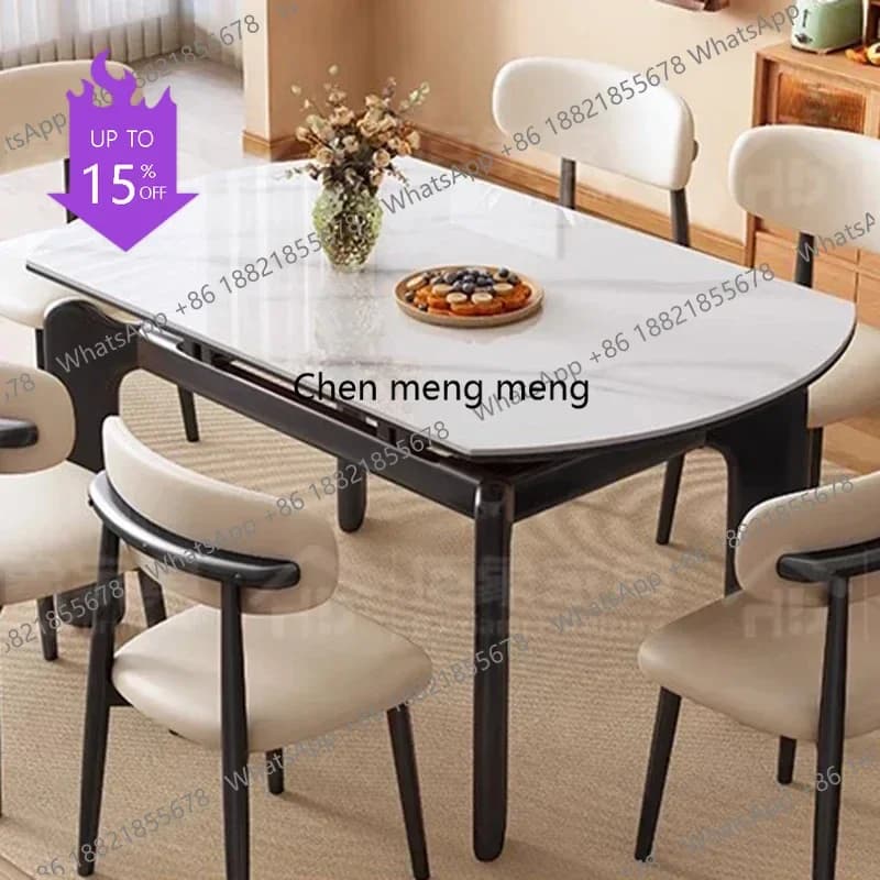 Tavolo da Pranzo Rotondo ss03A per Cucina, Ristorante, Conferenze, Esterni, Gaming, Studio, Salone, Scrivania, Mesa, Arredamento Casa
