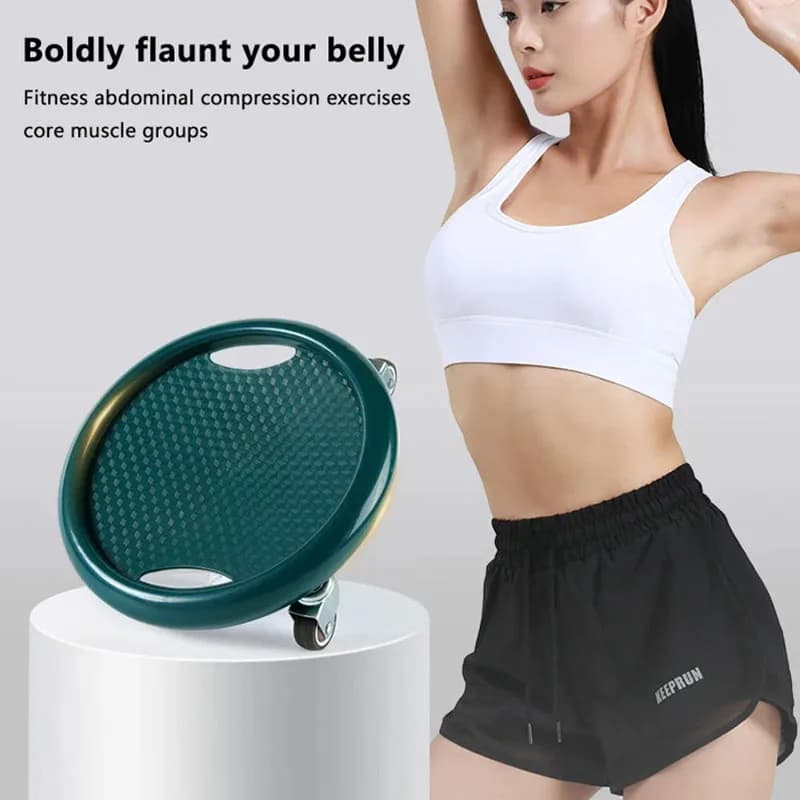 Silent abdominal wheel: abdominal wheel for waist and abdomen with universal wheels Abdominal exercises roller