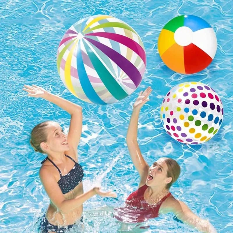 Inflatable Toys for Outdoor Swimming Pool and Beach, Fun Sports Accessories, Volleyball Game for Pool and Beach, Genitor-Son