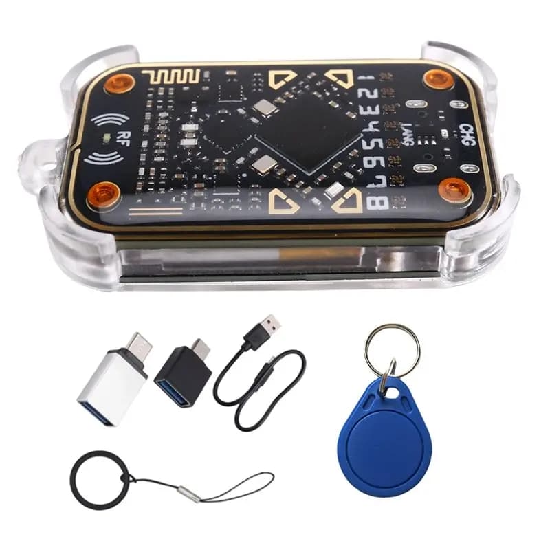 Chameleon V3.0+ UID Keychain RFID Smart Chip Emulator Reader 125Khz 13.56Mhz NFC ID IC Smart Card Duplicator Tag Copyer Copier