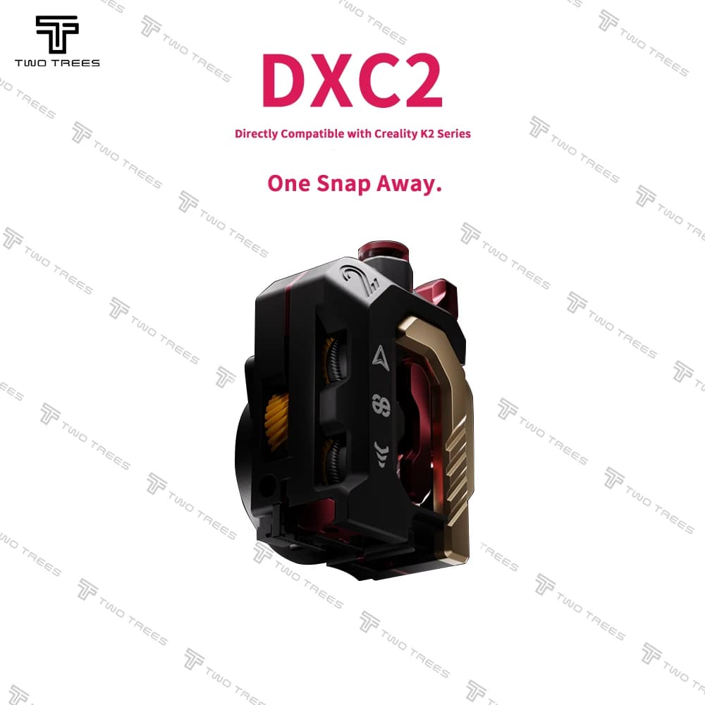 Estrusore DXC2 per Creality K2 Series One Snap Away / RNC brevettato / Braccio a pressione autoregolante per stampante 3D serie K2