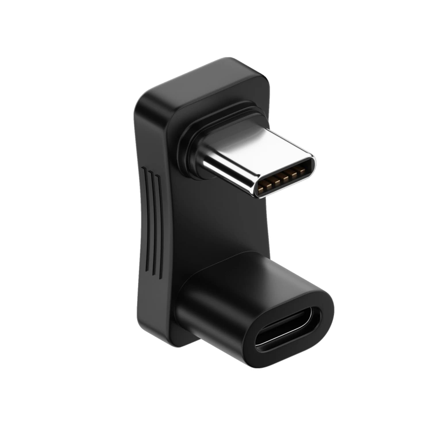 Adattatore USB C a U 180 Gradi, da Tipo C Maschio a C/A Femmina, PD 100W/10Gbps per Steam Deck, Switch, Laptop, Tablet, Telefono