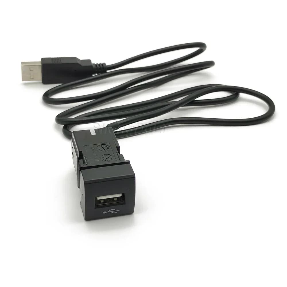 Auto Adattatore di Ingresso USB Audio Radio u-disk presa flash Cavo di Interfaccia per Toyota Camry Corolla Rav4 Land Cruiser Prado 2018 2020