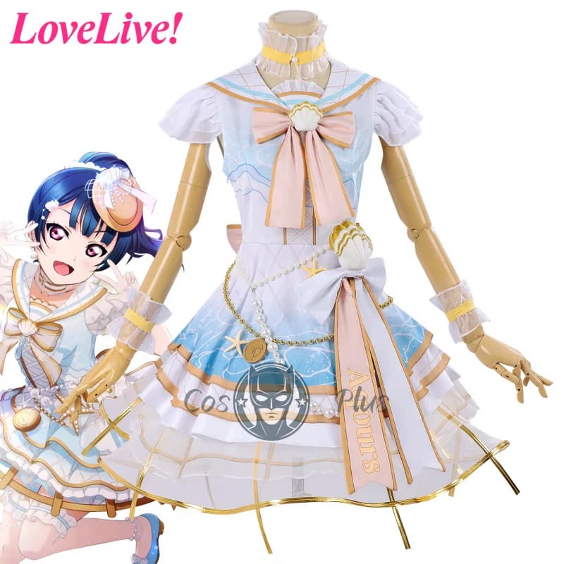 Lovelive!Sole!! Matsuura Kanan costume cosplay Shell Costume vestito set completo costume Halloween Natale Costume