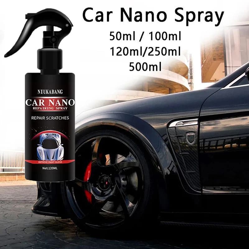 Riparazione graffi per auto Nano Spray 50/100ml antigraffio idrofobo polacco Nano rivestimento disposizionamento dell'acqua cera lucidante Accessori per auto