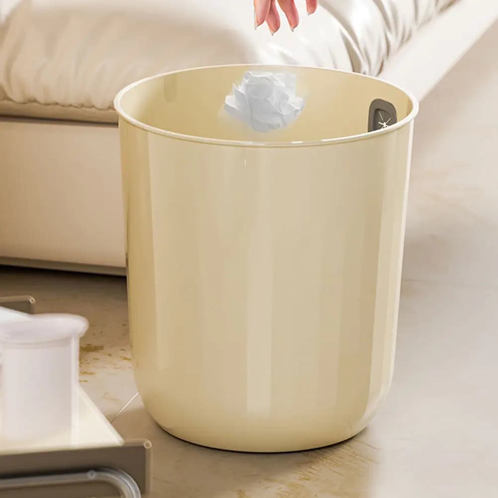 Piccolo Cestino per Rifiuti, Contenitore Multifunzione Sottile per Ufficio, Camera da Letto, Bagno