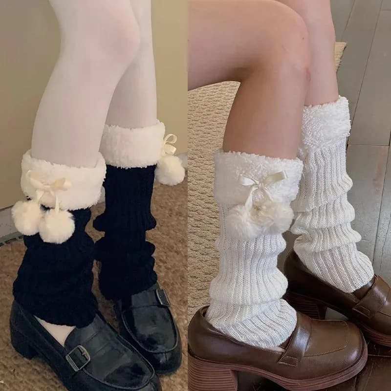 Winter Scale Soft Knitwear Harajuku Style, High Quality Women's Cupboards, Boiling Footwear for Uniforms Lolita JK, Soft Saddles