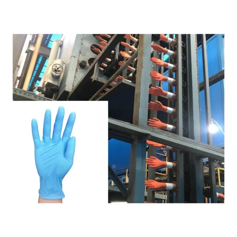 Macchina per la Produzione di Guanti in Lattice Monouso, Attrezzatura per la Fabbricazione di Guanti in Lattice