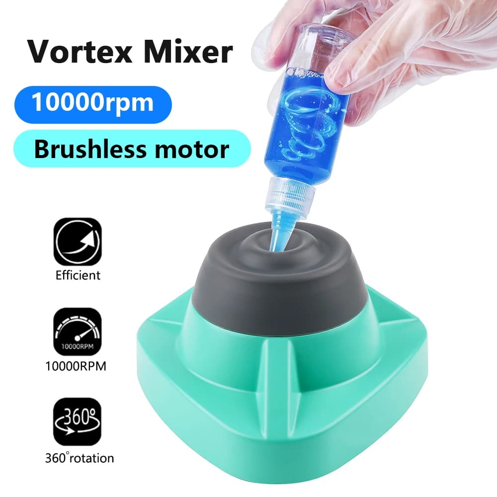 Mini Miscelatore Vortex 10000 RPM, Agitatore Vibrante Potente per Inchiostro da Tatuaggio, Pigmenti, Acrilici, Smalti e Mascara