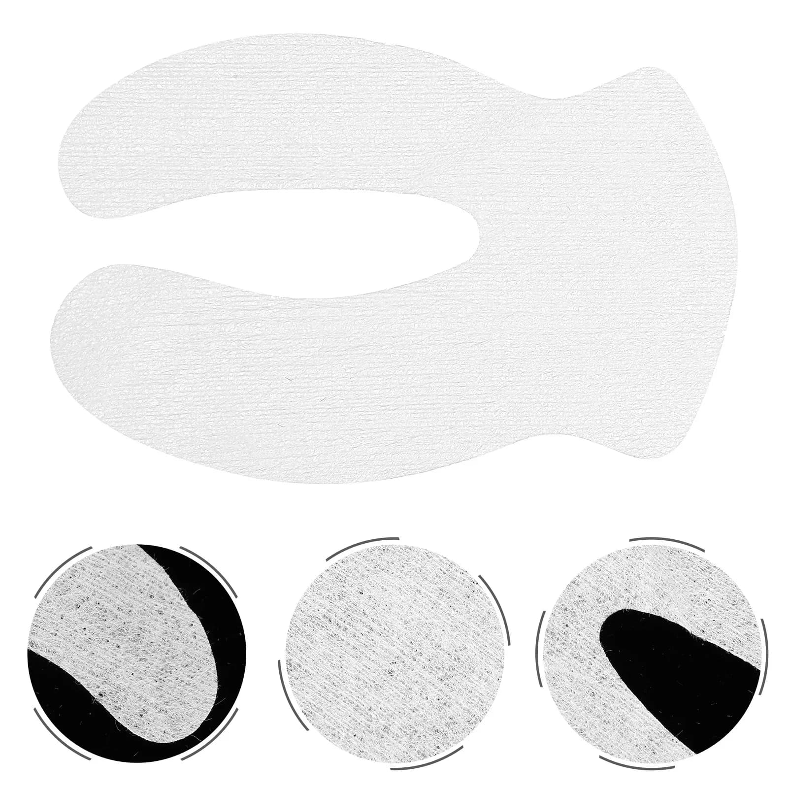 1000Pcs Moisturizing Eye Pads Pure Cotton Disposable Eye Mask Sheets Ultra Thin Easy Tear Gentle on Skin Portable Beauty