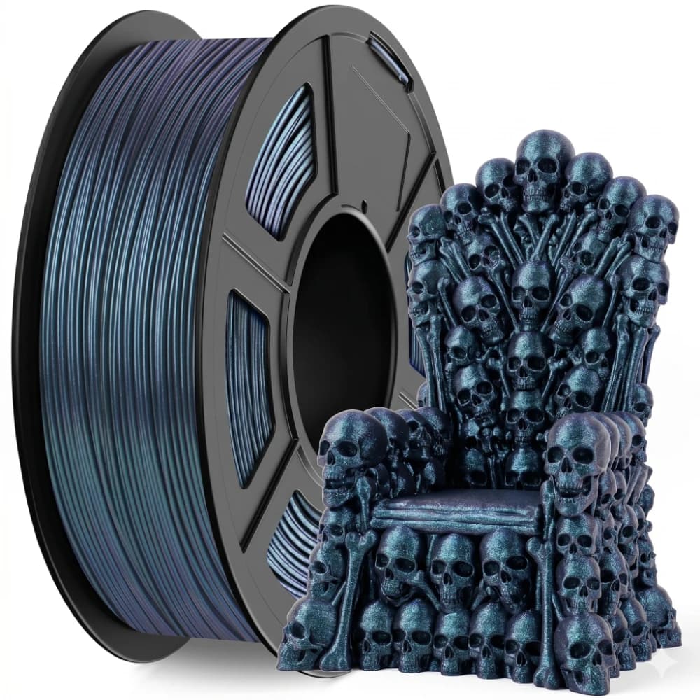 Magic Rapid PLA 1.75mm 250g,Color Shift Shimmer High Speed 3D Printing Filament for Most FDM 3D Printer