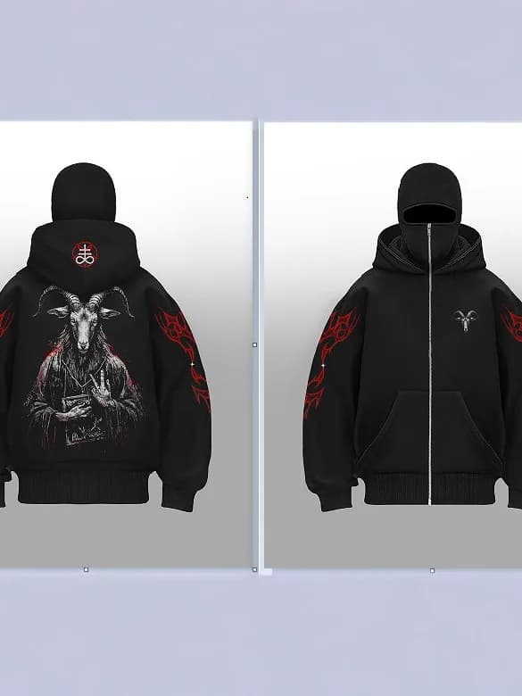 Loose Fit Men's Hoodie Sweatshirt Casual Sportswear Zipper Head Cover Open Cardigan Comfortable Breathable Cotton Polyester