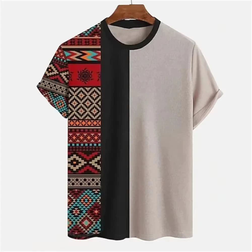 African Traditional Ethnic Style 3D Printed T-shirt Summer Men's T-shirt Women's T-shirt Bestseller in 2026