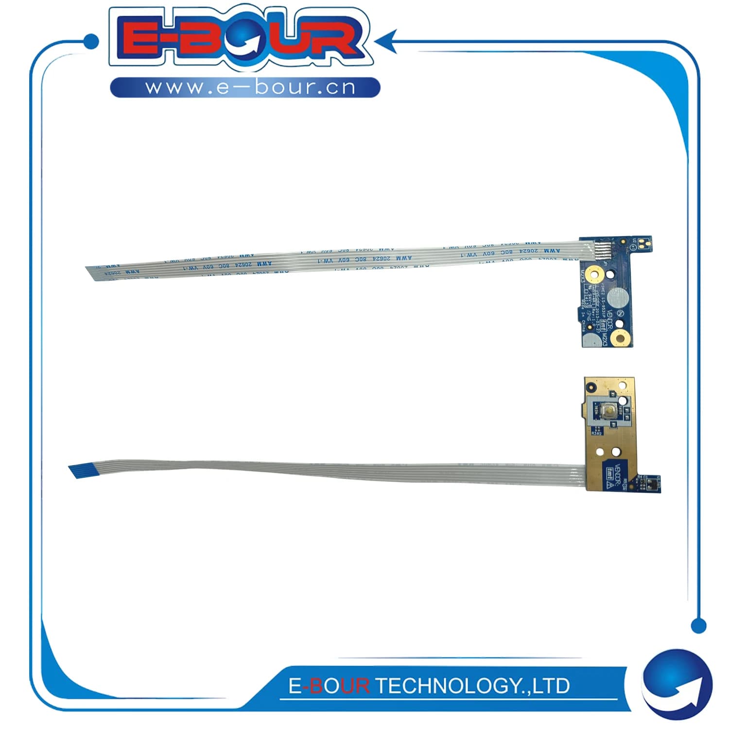 Laptop Power Button Board for AC E1-510 E1-532 E1-570 E1-572 E1-572G LS-9531P Notebook Switch ON OFF Board with Flex Cable