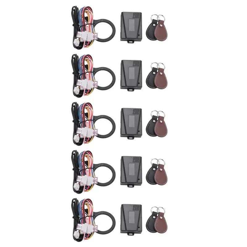 AU28-5X Smart Car Engine Push Start Stop Button Rfid Lock Ignition Keyless Entry System Auto Start Stop Immobilizer Starline