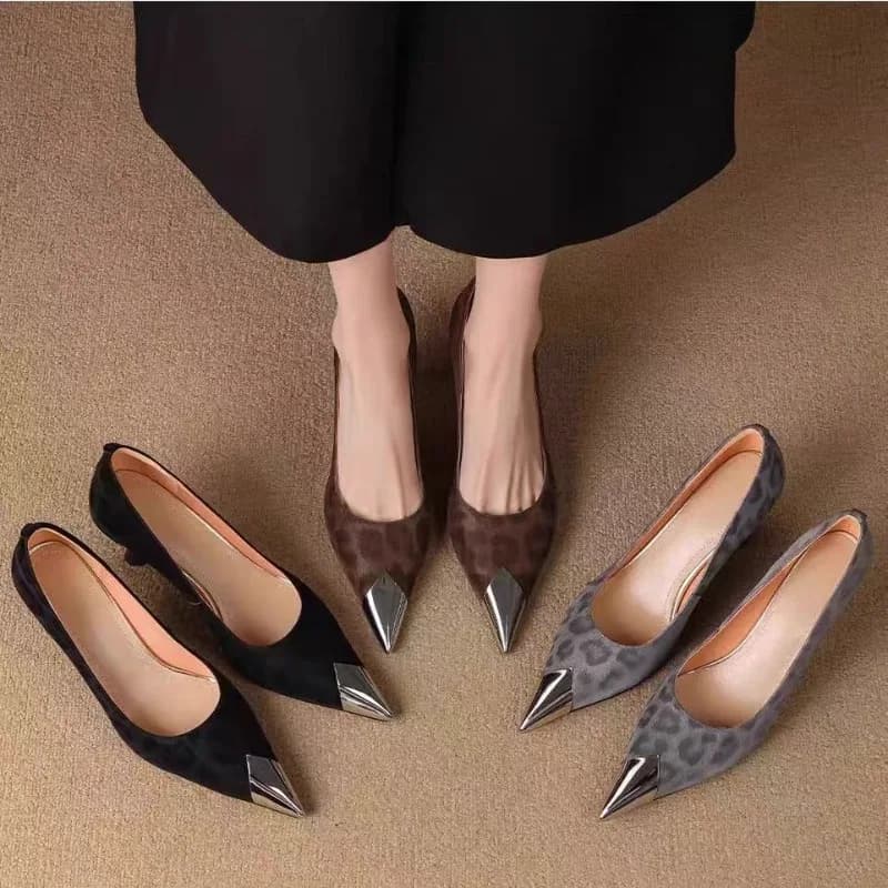 Sandali da Donna alla Moda 2026 con Tacco Alto e Punta Affusolata, Scarpe Eleganti da Festa con Tacco a Spillo Sexy 867