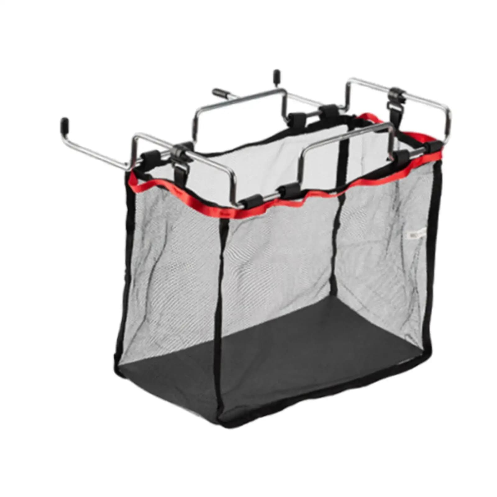 Porta sacchetti della spazzatura Porta sacchetti per rifiuti con sacchetto della spazzatura in rete Staffa per pattumiera leggera Portaoggetti da tavolo per barbecue da campeggio