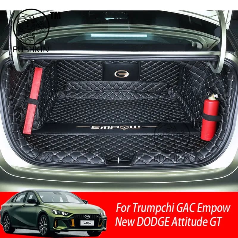 Per Trumpchi GAC Empow Nuovo DODGE Attitude GT 2025 Boot Zerbino Baule Posteriore Liner Cargo Pavimento In Pelle Tappeto Vassoio Tappetini di Protezione