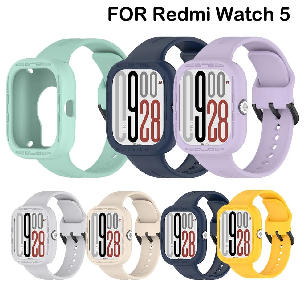 Cinturino in silicone per Redmi Watch 5 SmartWatch cinturino di ricambio per cinturino Redmi Watch 5 custodia per orologio dello stesso colore