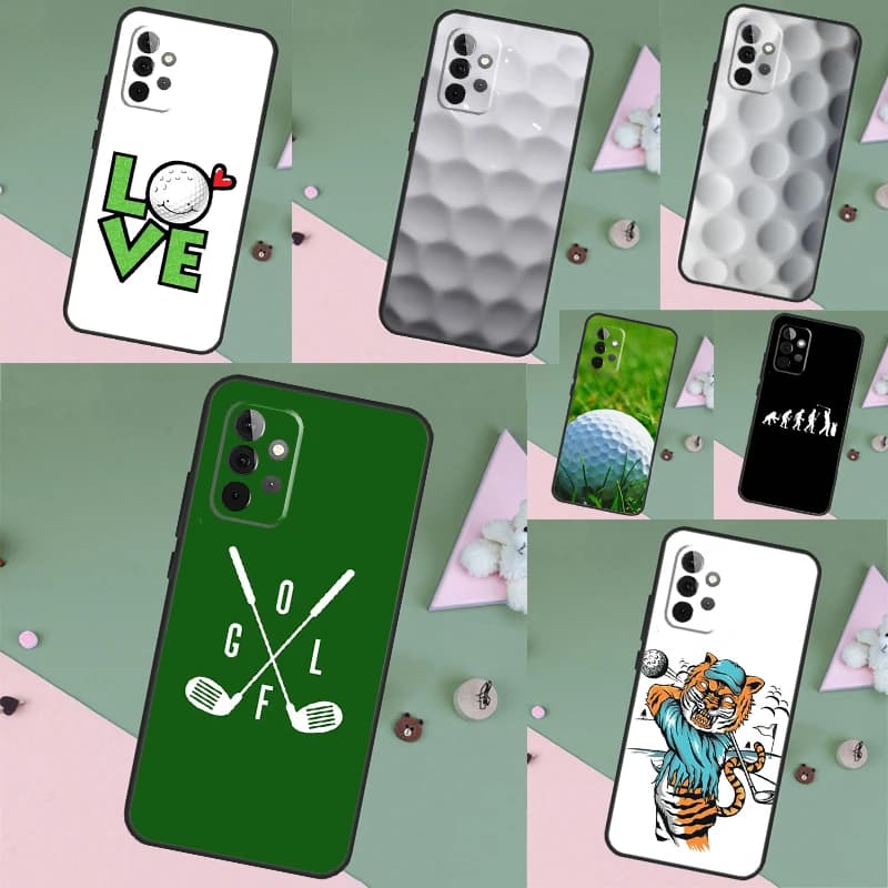 Custodia a forma di pallina da golf per Samsung Galaxy A52 A32 A12 A16 A26 A36 A56 A15 A35 A55 A34 A54 A13 A33 A53 A17 A06