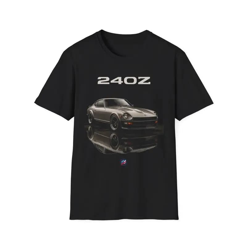 Datsun 240Z JDM Classic Car T-Shirt – Vintage Z Car J-Tin Style Tee Fairlady