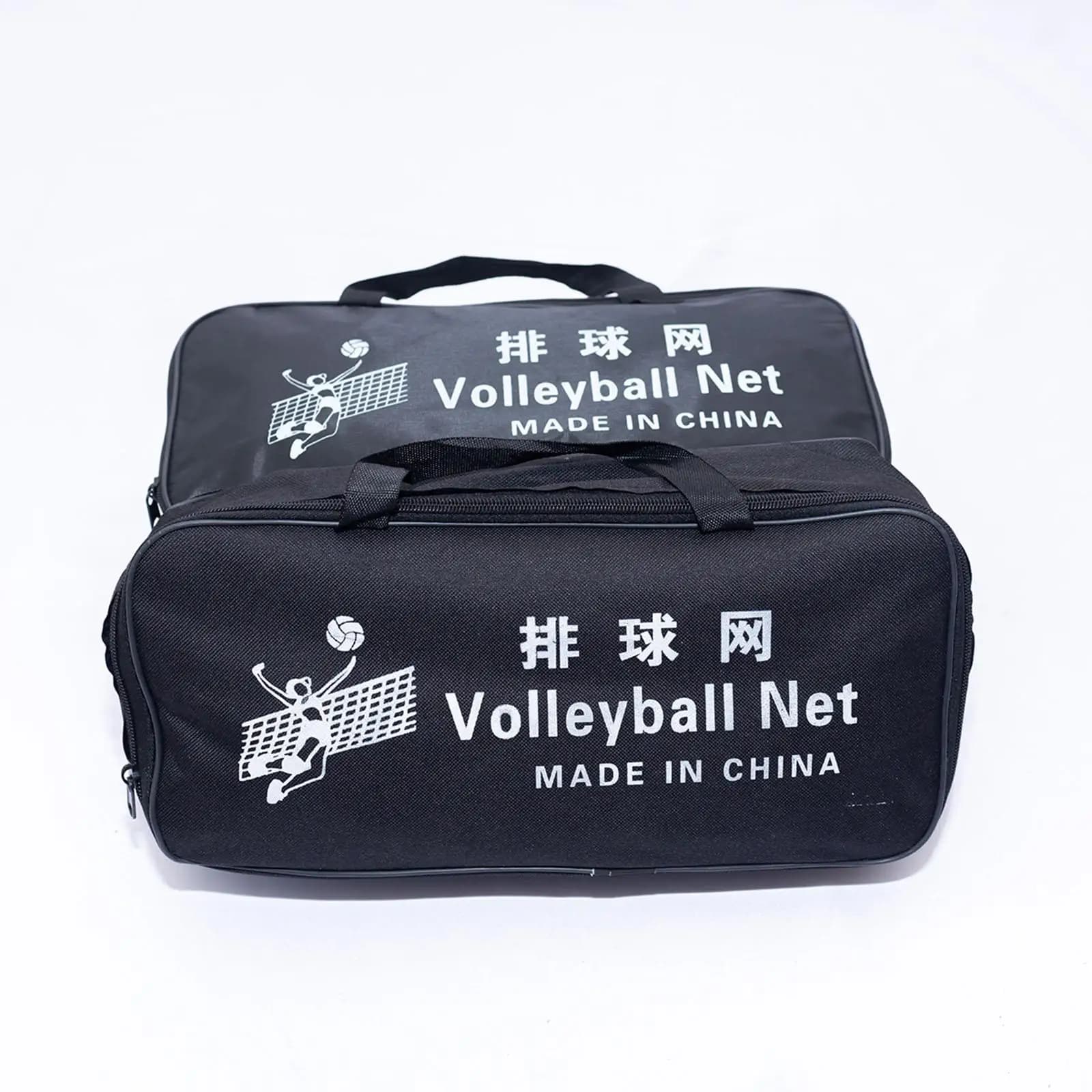 Durable Portable Volleyball Net Kit with Poles Easy Foldable Sports Equipment for Backyard Beach Sand Game