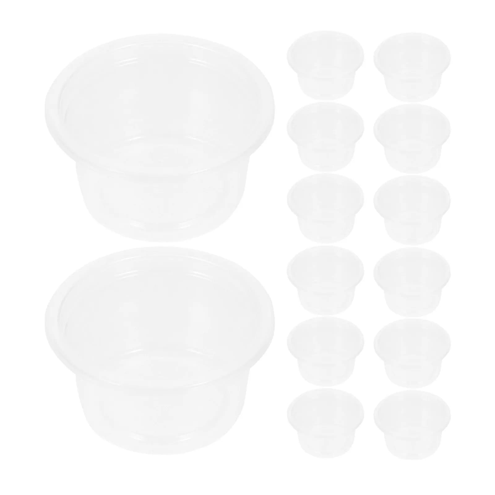 30Pcs Reptile Food Water Bowls Set Easy Clean Plastic Feeding Cups for Small Pets Geckos Snakes Lizards Spiders Tank Accessories