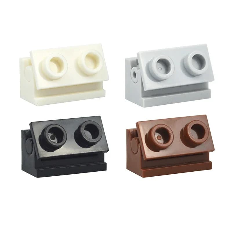 Blocchi di costruzione ad alta tecnologia 20 pezzi 3937 3938 parti cerniera mattone 1x2 base superiore piastra sottile modello tecnologia educativa MOC giocattoli per bambini
