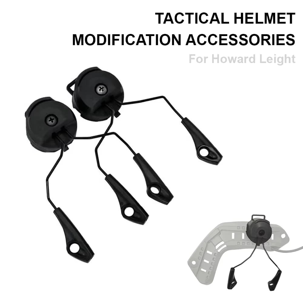 Electronic Earmuf Helmet Rail Adapter Tactical headphone Stand for Howard Leight Impact Sport hunting shooting headset Accessory