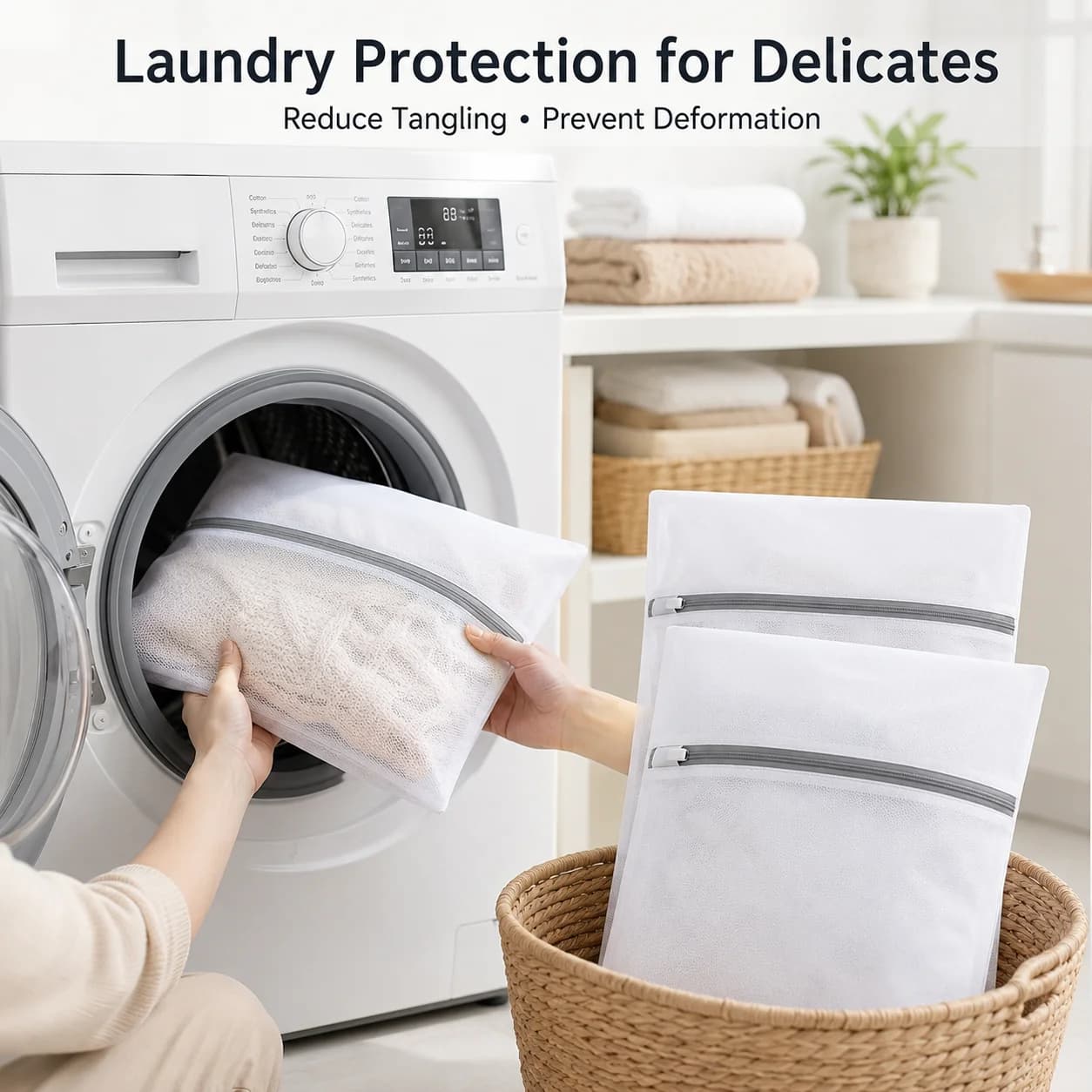 Delicate Laundry Mesh Bags Protective Wash Pouches for Lingerie Underwear Anti Tangling Anti Deformation Machine Washing Storage