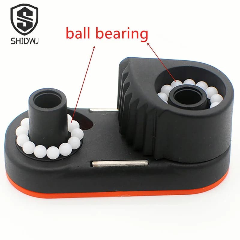 1 pz materiale composito barca a remi camma tacchetta con cuscinetti a sfera carbo cam kit corda padella pinza accessori per la vela marina