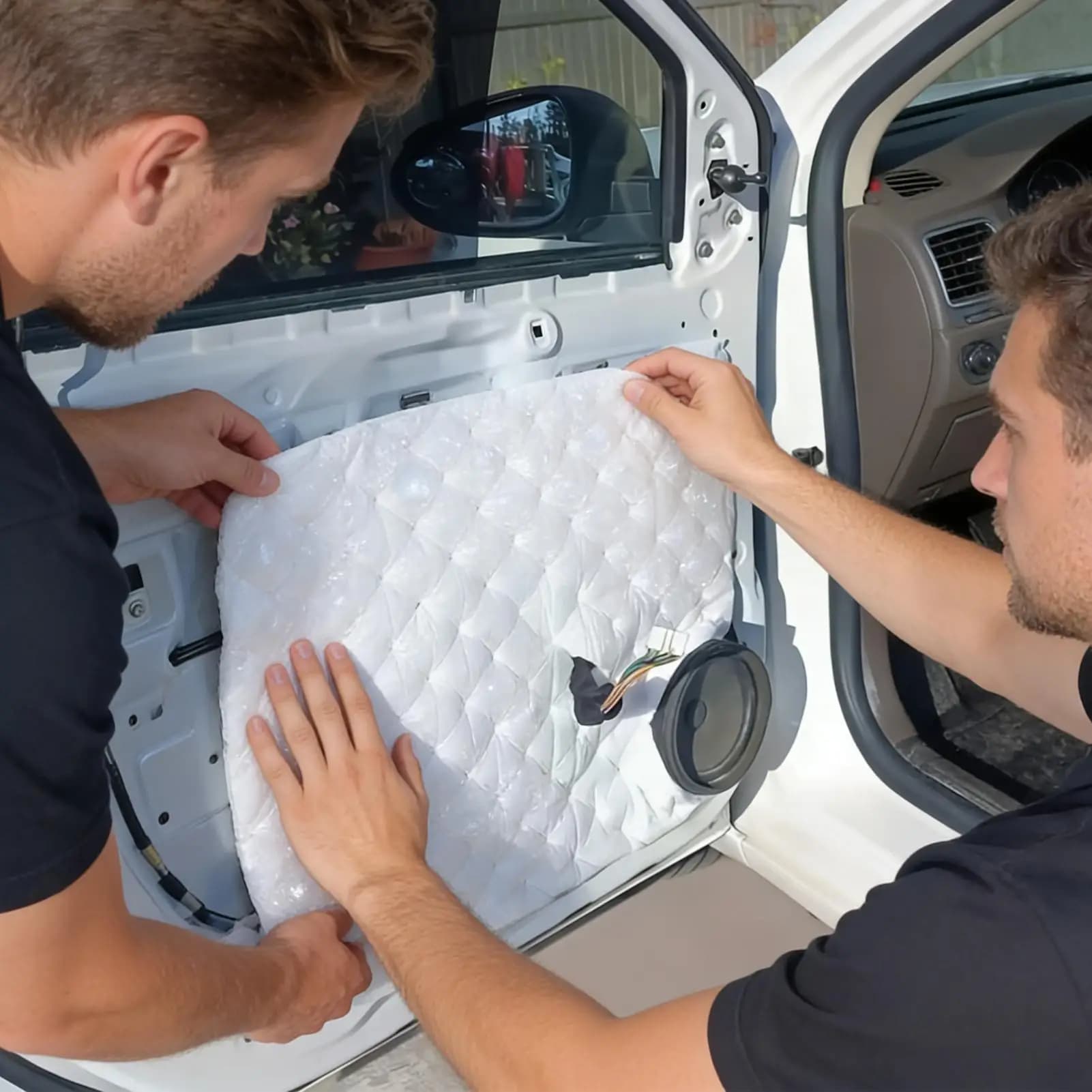 Car Sound Absorbent Mat, Thermal Insulation for Vehicles, for Trucks, SUVs, Doors, Luggage compartment, Flooring, Passaruota, Paratia, Roof