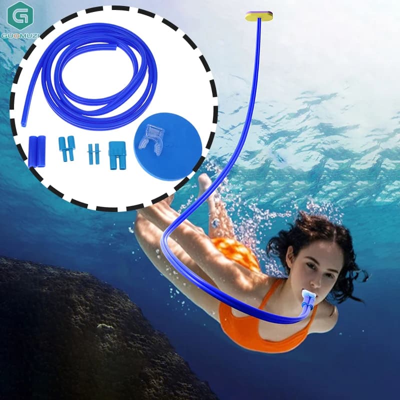 1PC Respiratore completamente asciutto da 3 metri Attrezzatura da nuoto per immersione Tubo di respirazione Muta da sub per uomi