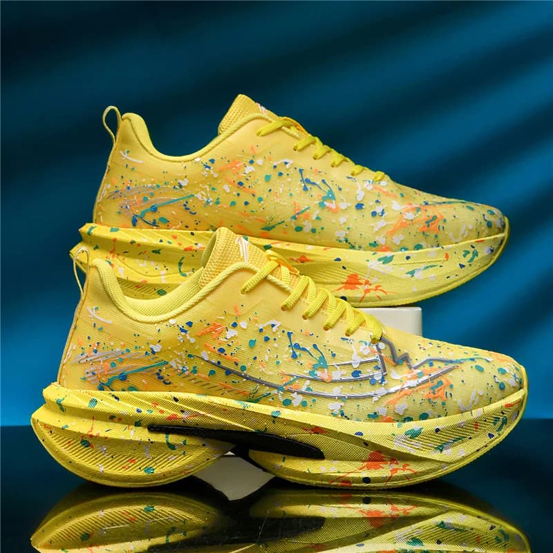 Air Shoe for Men and Women, Breathable, Lightweight, Comfortable, Non-slip, with Carbon Plate, Marathon Sneakers