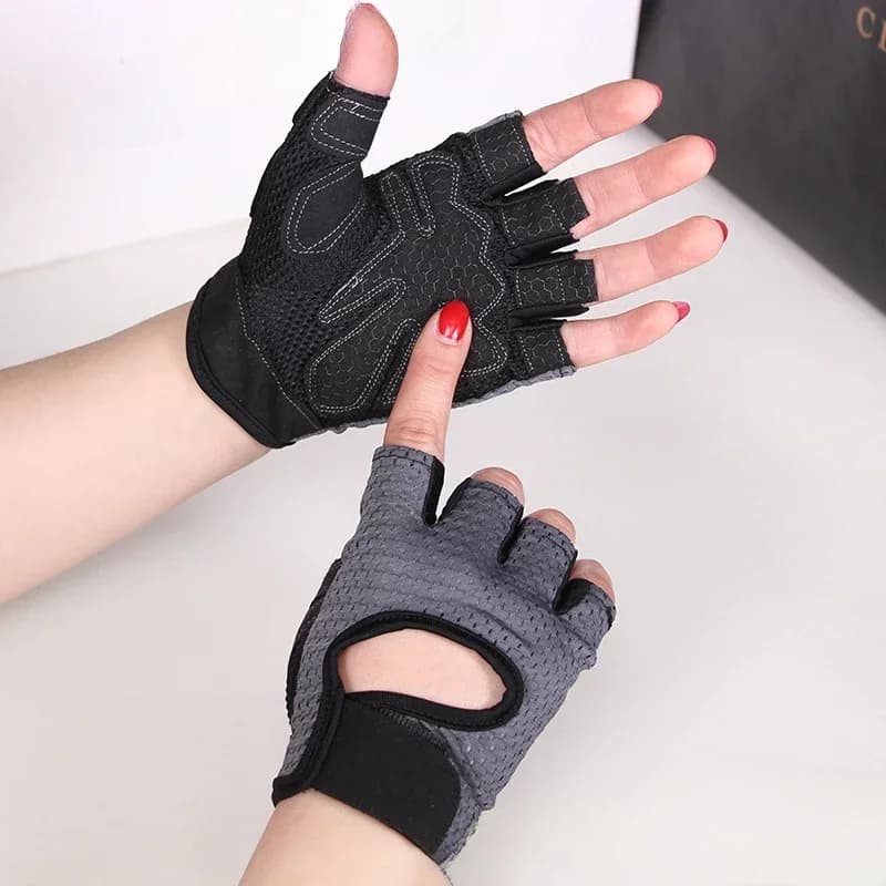 Motorcycle Gloves Professional Gym Fitness Gloves without Cycling Fins Women Men Summer Fishing Bike Gloves Breathable Non-slip