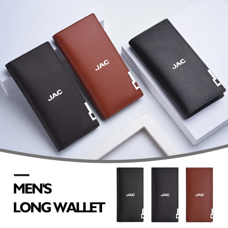 Car Men Passport License Documents Credit Card Holder Wallet For JAC Vapour Refine J3 J2 S5 A5 J5 J6 J4 Vapour S2 T8