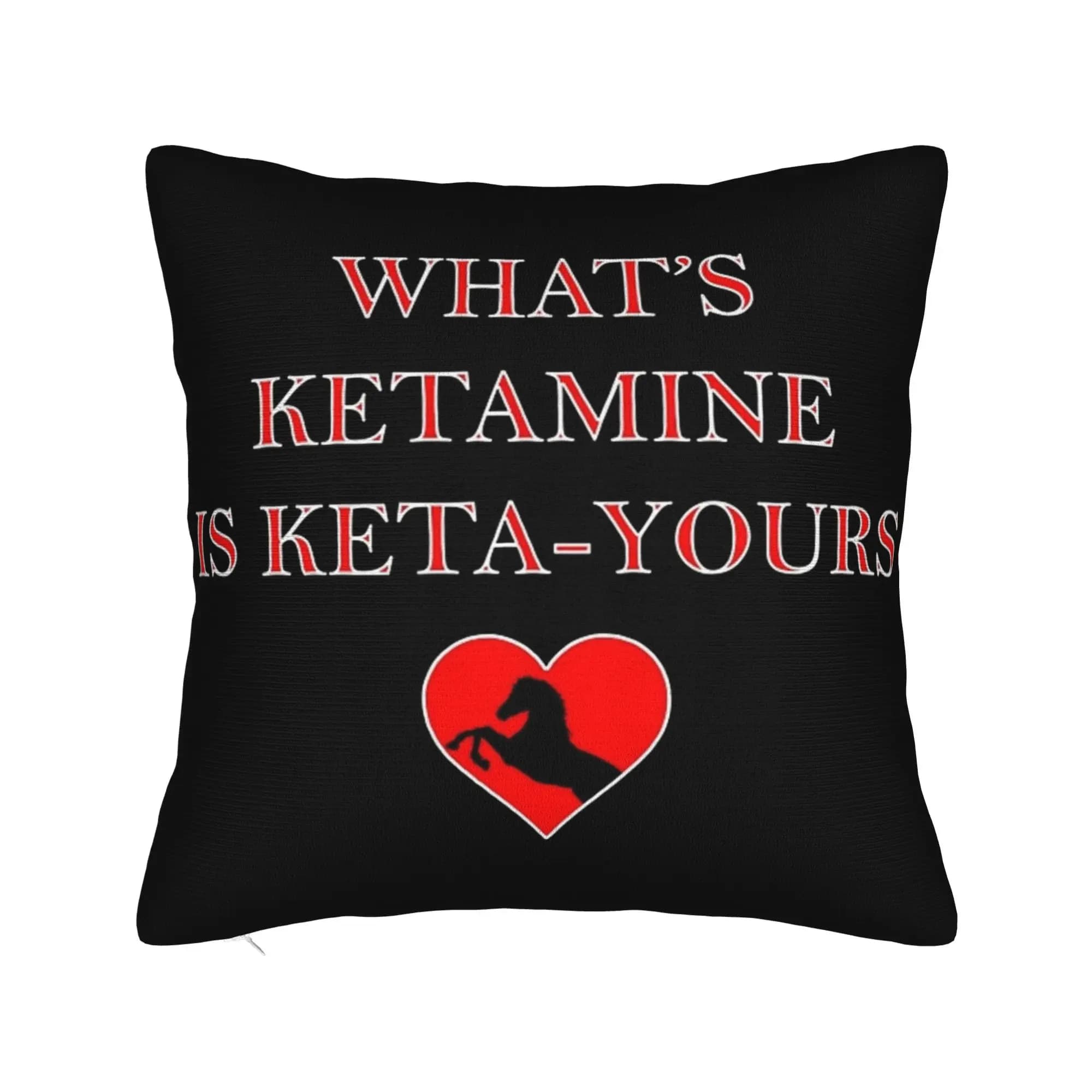 Ketamin Horse Pillowcases Merch Soft Cushion Cover Decor Throw Pillow Case Cover Home Multi-Size