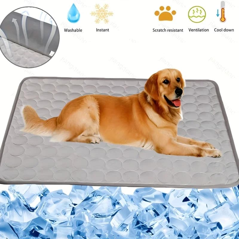 Tappetino rinfrescante per animali domestici - Tappetino autoriscaldante per cani e gatti - Sollievo dal calore estivo - Comodo e resistente
