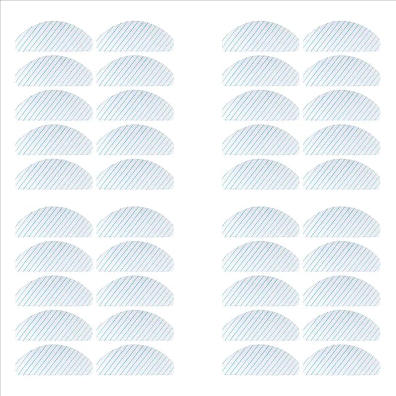 ABWZ-40 PCS Replacement Mopping Pads For Ecovacs DEEBOT OZMO T9 Series T8 Series T8 AIVI T8 Max N8 Pro Plus Robot Vacuum