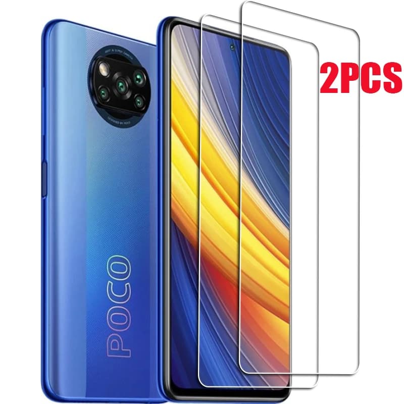 For Xiaomi Poco X3 Pro NFC Protective Tempered Glass SU PocoX3 X3Pro 6.67 POLLICI Film Protector Phone Screen