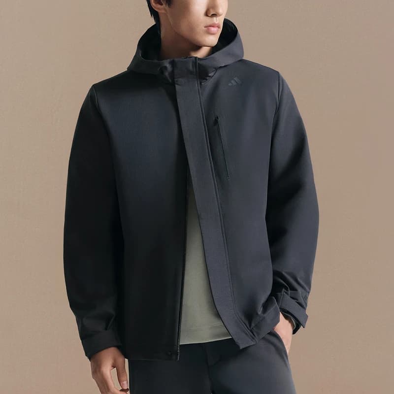 Adidas Authentic Spring Autumn Giacca con cappuccio calda e idrorepellente da uomo, autentica, per la primavera e l'autunno, KG0827