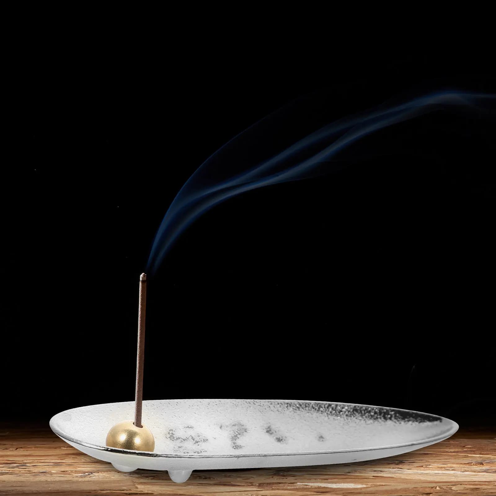 Premium Alloy Incense Stick Burner Holder Stylish Decorative Censer for Tea House Hotel Bedroom Calming Mood Anxiety Relief Home