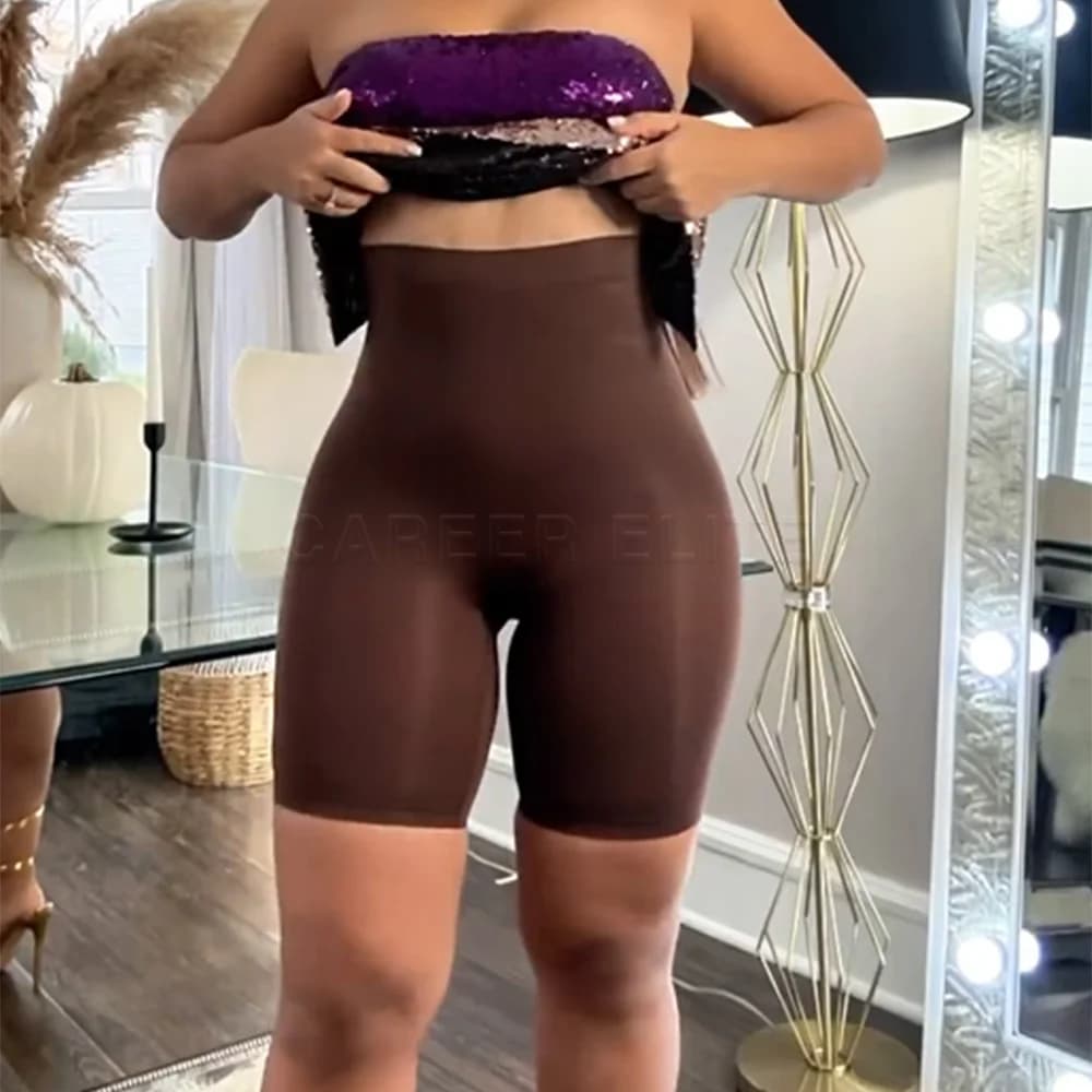 Shapewear Shorts for Women vita alta Tummy Control intimo dimagrante mutandine senza cuciture tessuto traspirante Butt Lifting Shaper