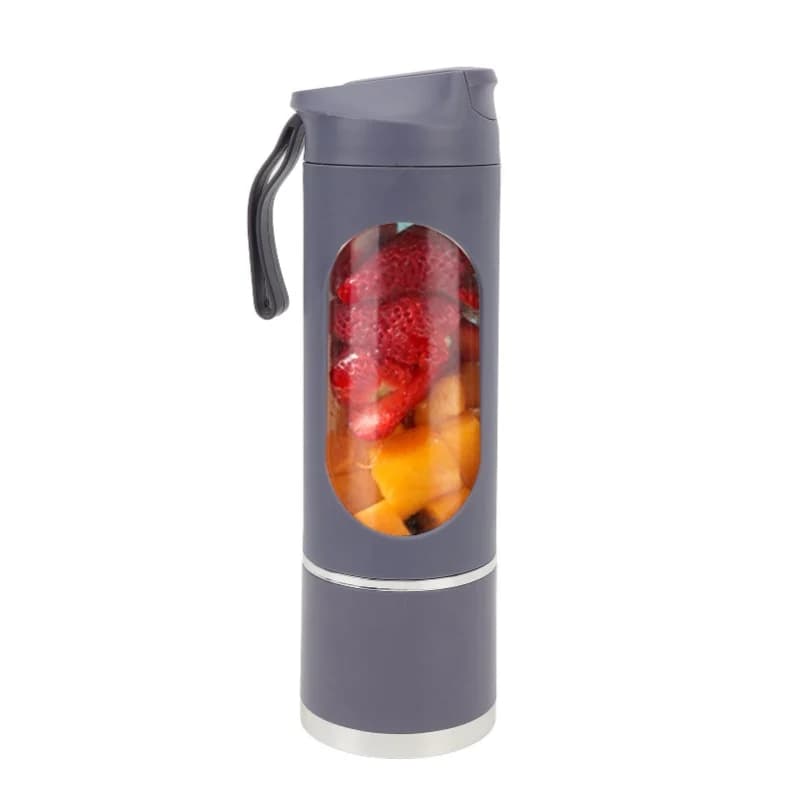 Portable 450 ml rechargeable blender cup portable juicer for home Grey Purple