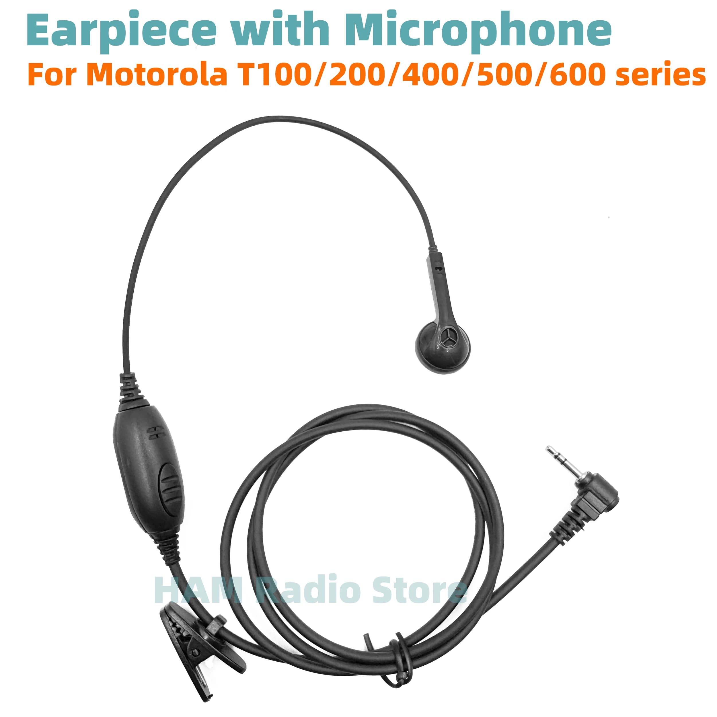 Auricolare con Microfono per Radio Bidirezionale Motorola T800 T802 T803 T605-H2O T470 T475 T478 T380 T278 T270 T210 CLS1110