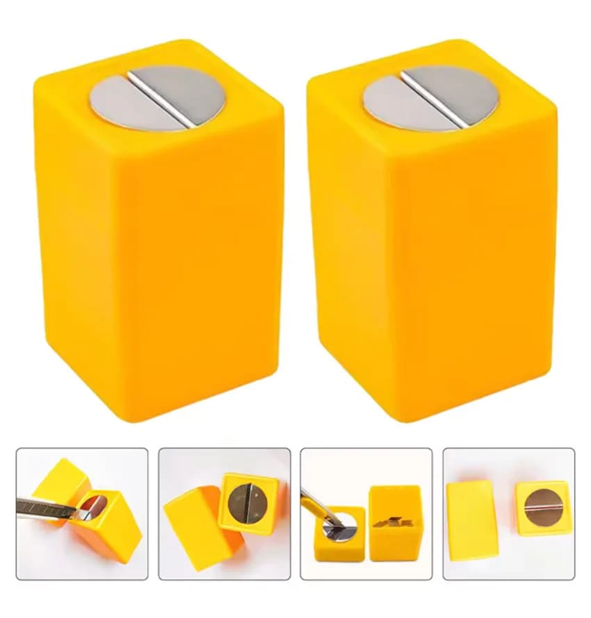 Professional Blade Disposal Container For Broken Damaged Blades Car Vinyl Wrap Sticker Cutting Tools Waste Blade Storage Box