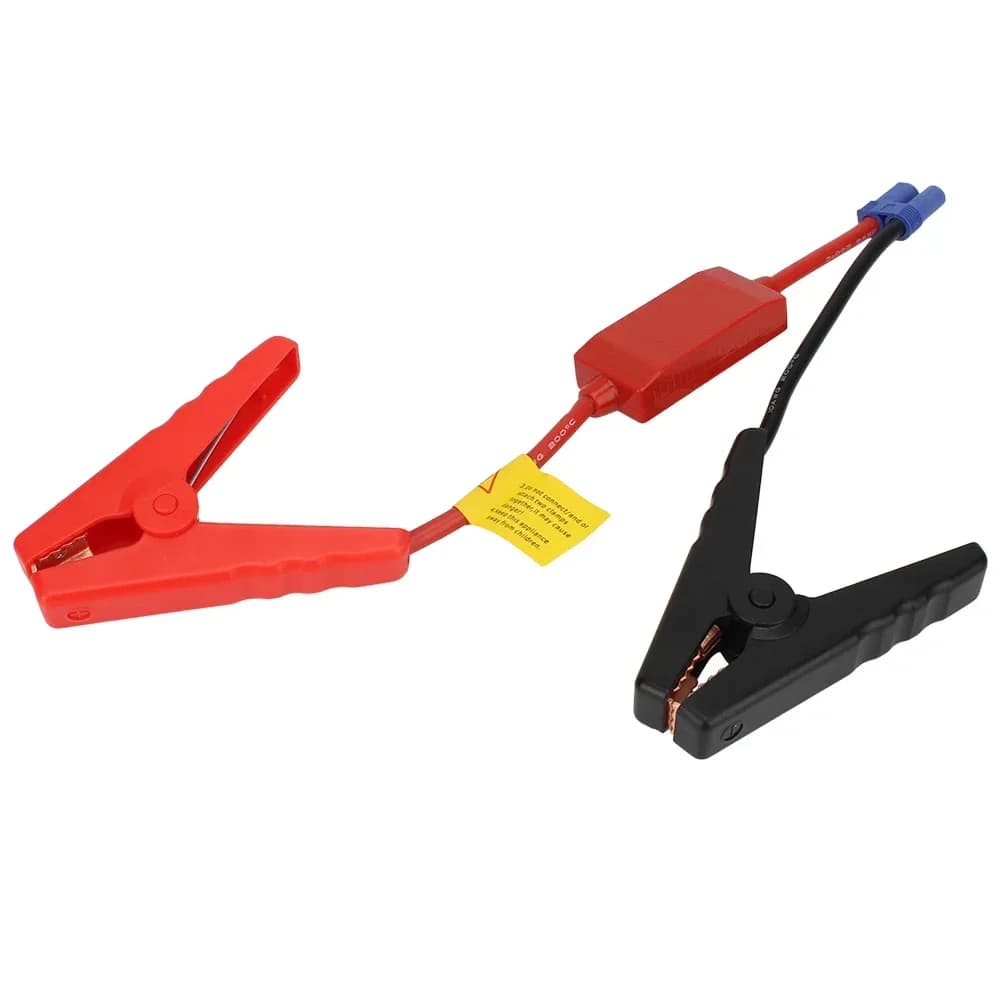 Universale per camion auto con connettore EC5 Morsetti per cavi di emergenza per batteria di emergenza Morsetto a coccodrillo per avviamento di emergenza 12V
