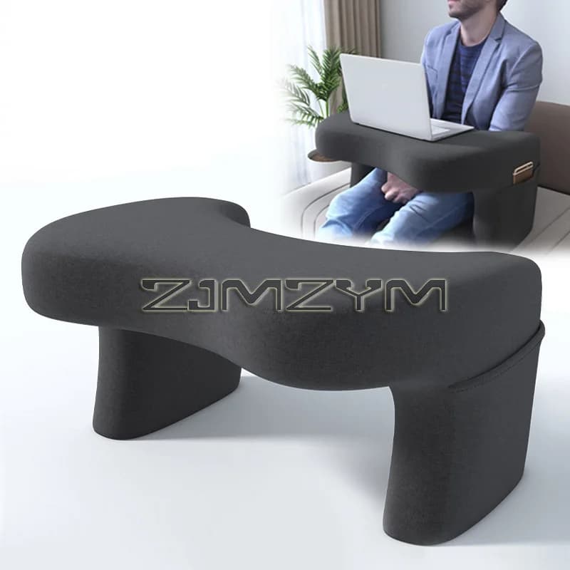 Cuscino da Lettura con Tasca, Poggiabraccia in Memory Foam, Morbido Cuscino da Divano per Riposo a Letto, Ideale per Gaming, Lavoro a Letto, Scrivania per Computer