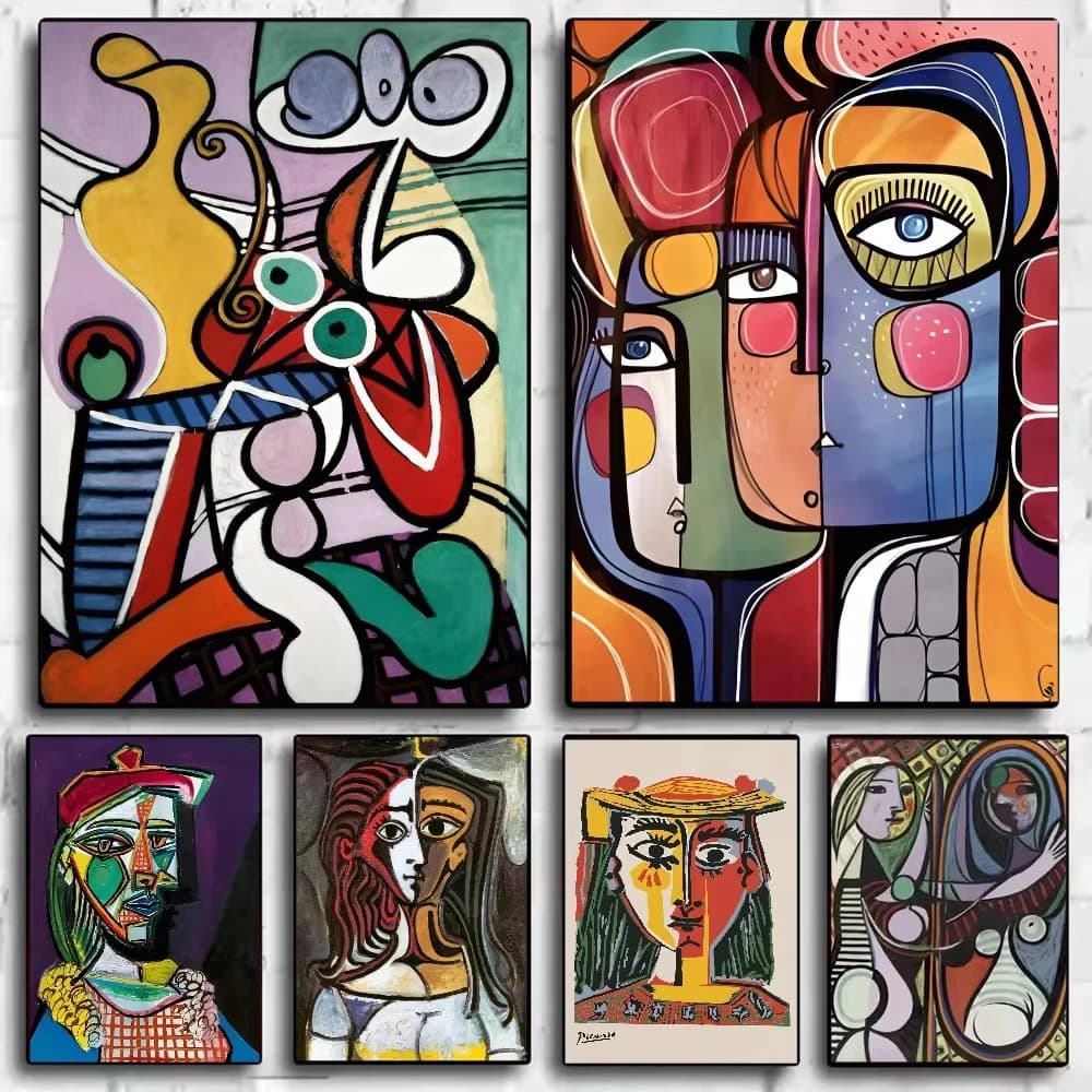 Jigsaw Puzzle 500/1000/1200/2000PCS Picasso Abstract Art Cubism Geometric Composition Colorful Modern Artwork Entertainmen Gift